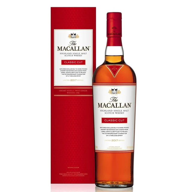 2019 Macallan Limited Edition Classic Cut Single Malt Scotch Whiskey 750ml