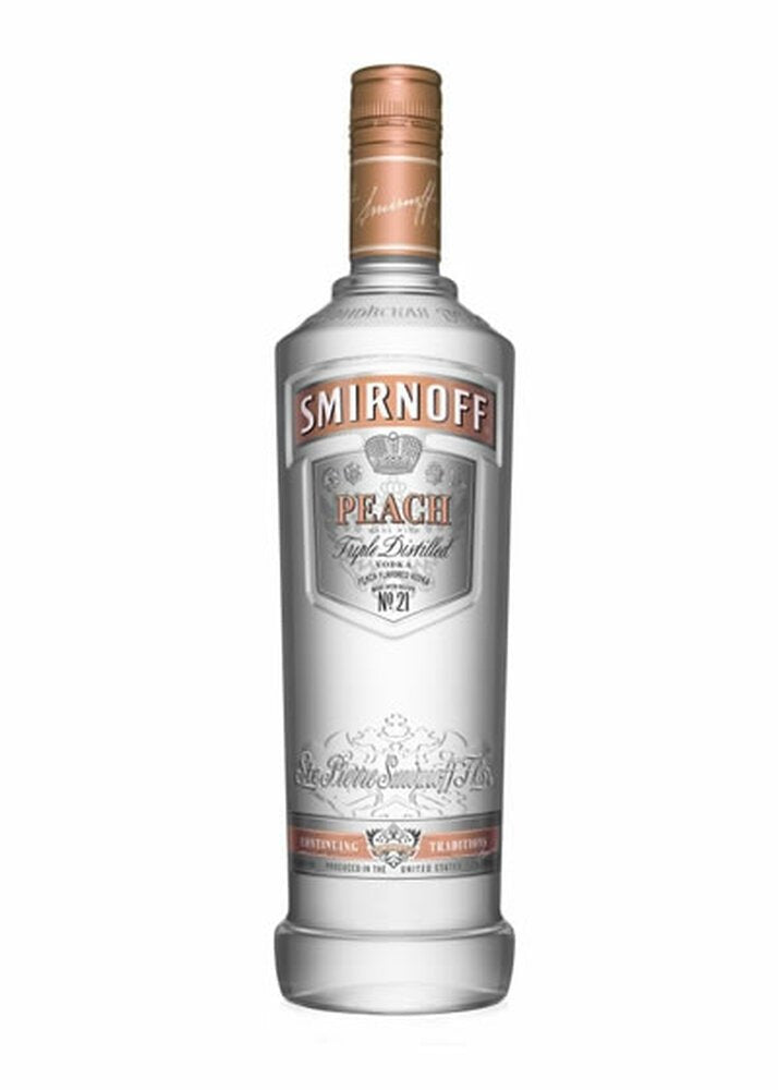 Smirnoff Twist of Peach Flavored Vodka 750ml