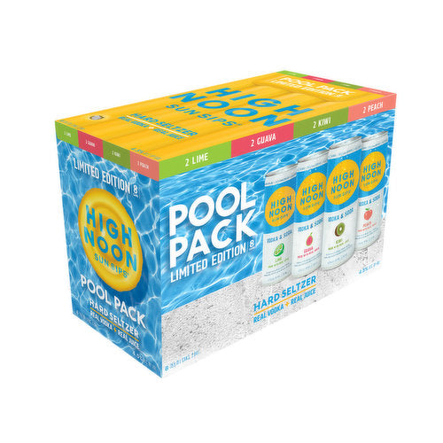 High Noon Hard Seltzer Pool Pack 355ml Can 8-Pack