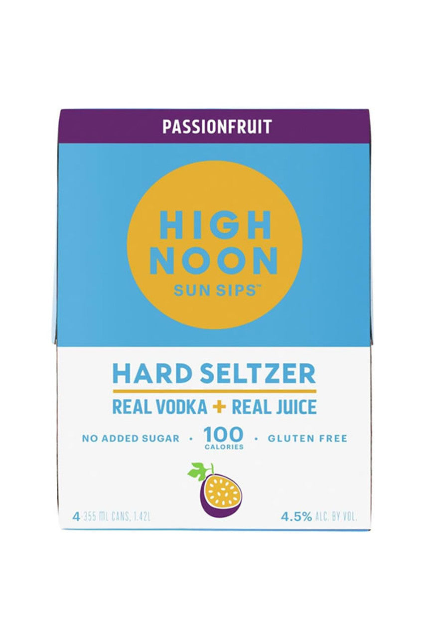 High Noon Sun Sips Passionfruit Vodka & Soda 355ml Can 6-Pack