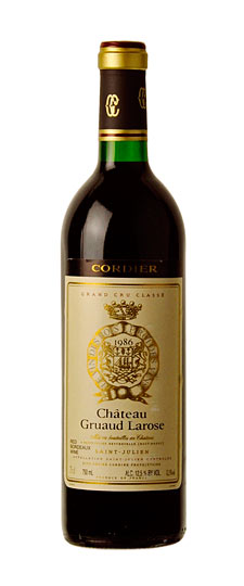 1986 Chateau Gruaud-Larose 750ml