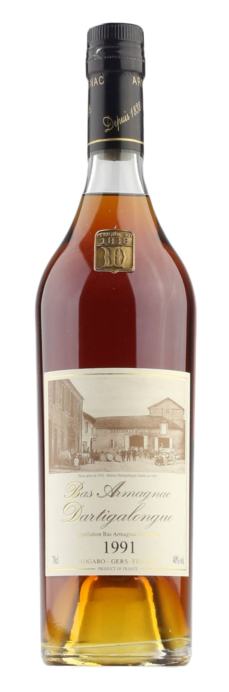 1991 Dartigalongue Vintage Bottled in 2011 Bas Armagnac 750ml