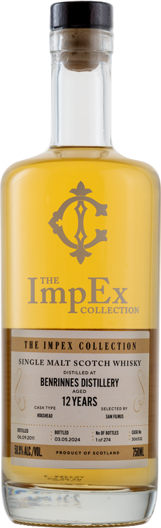2011 Benrinnes 12 Year Single Malt Scotch Whisky 750ml