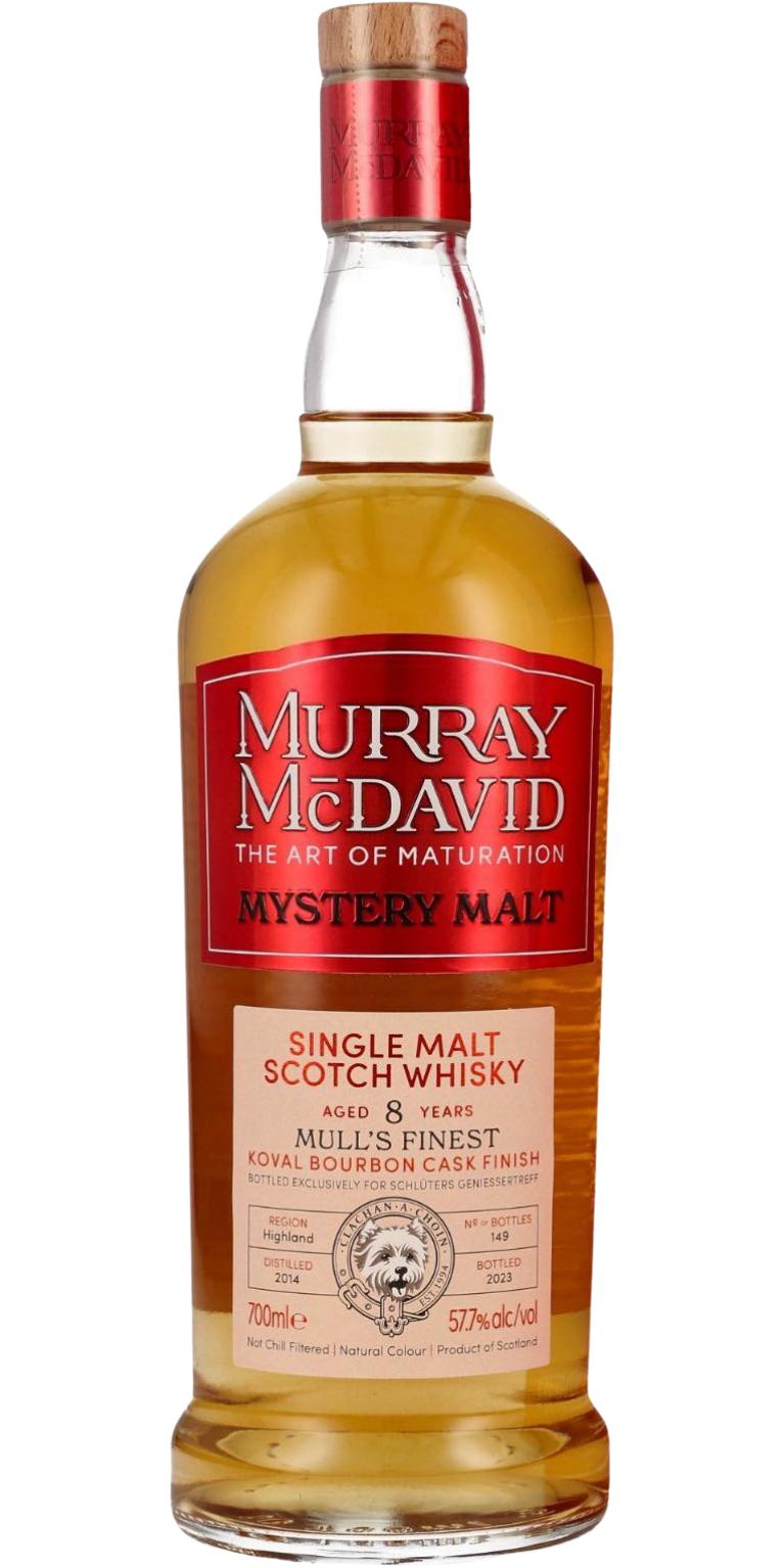 2014 Murray McDavid 8 Year Old Mull's Finest Calvados Cask Finish Cask #2101045 Mystery Malt Single Malt Whisky 700ml