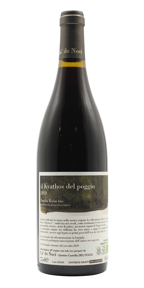 2019 Ca' de Noci Il Kyathos del Poggio Emilia Rosso IGT 750ml