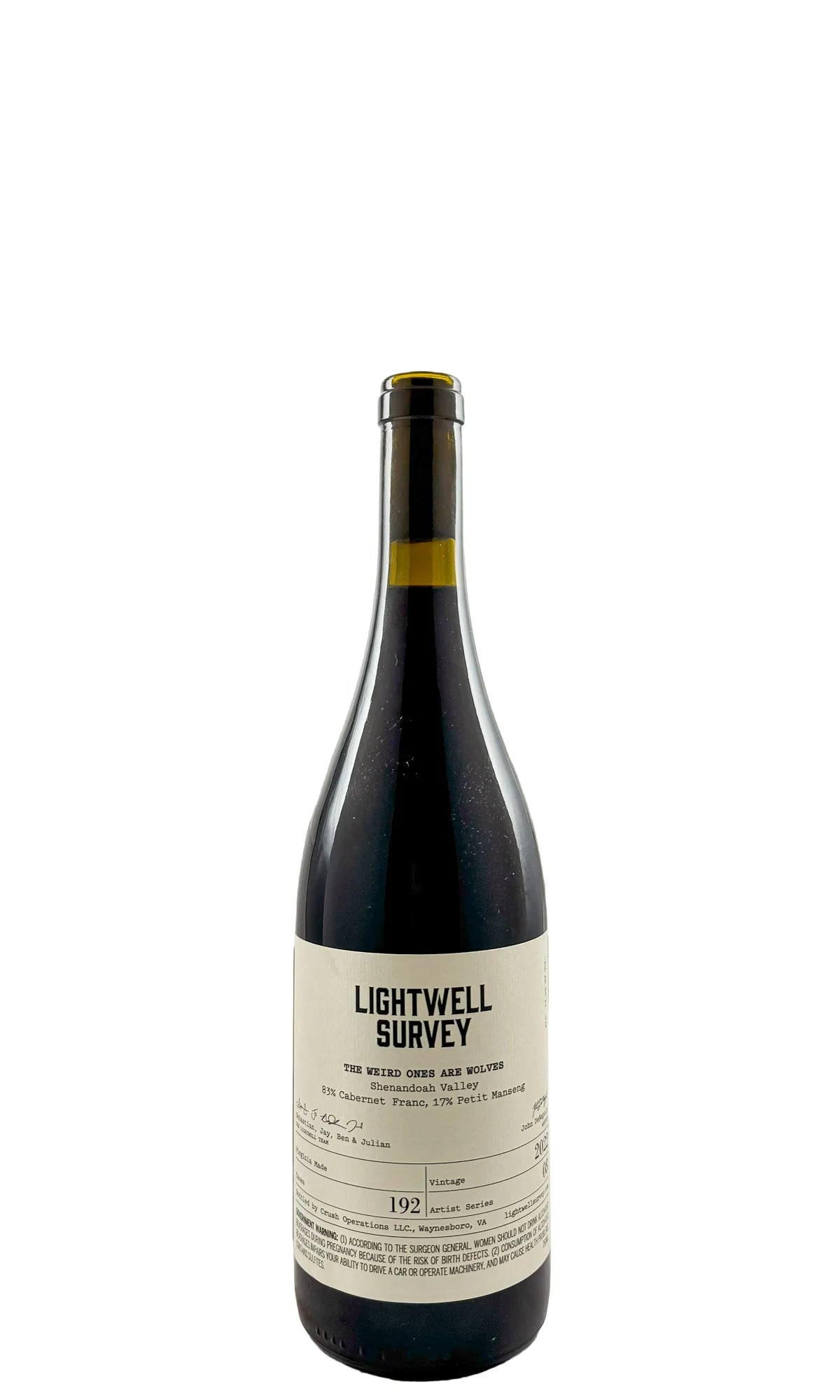 2022 Lightwell Survey The Weird Ones Are Wolves 750ml