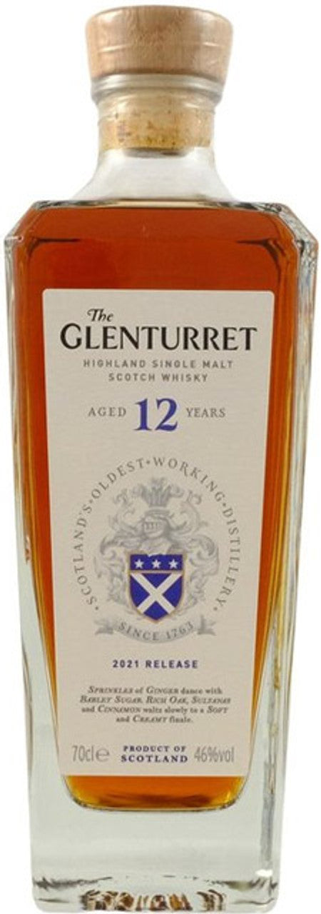 2022 Glenturret 12 Year Old Single Malt Scotch Whisky 750ml