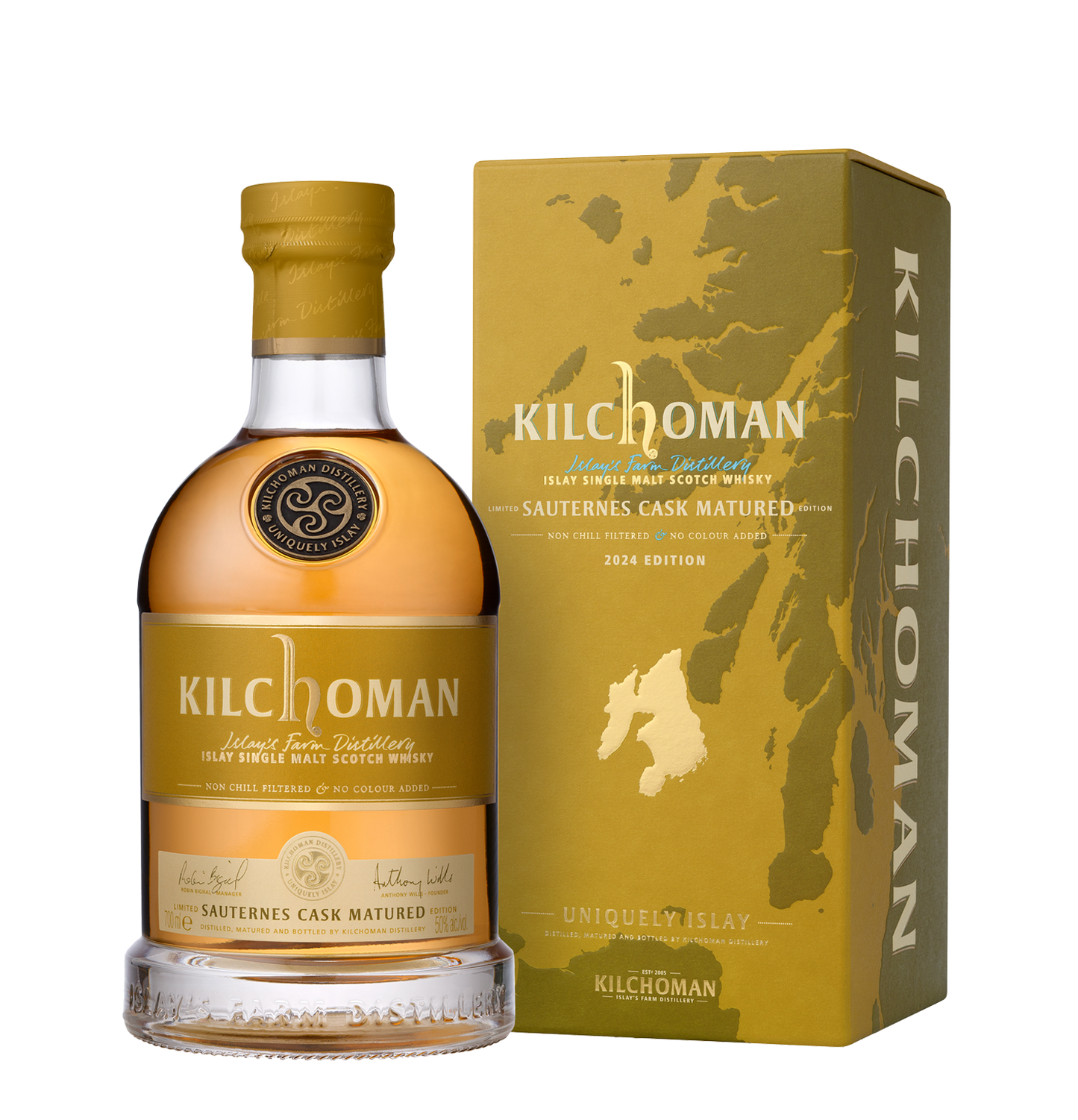 2024 Kilchoman Edition Sauternes Cask Matured Islay Single Malt Scotch Whisky 750ml