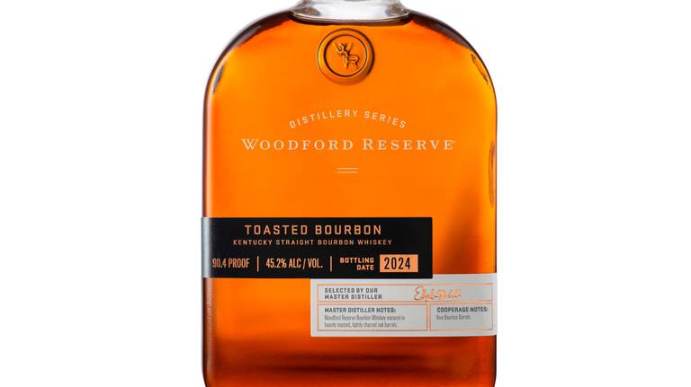 2024 Woodford Reserve Toasted Bourbon Kentucky Straight Bourbon Whiskey 375ml