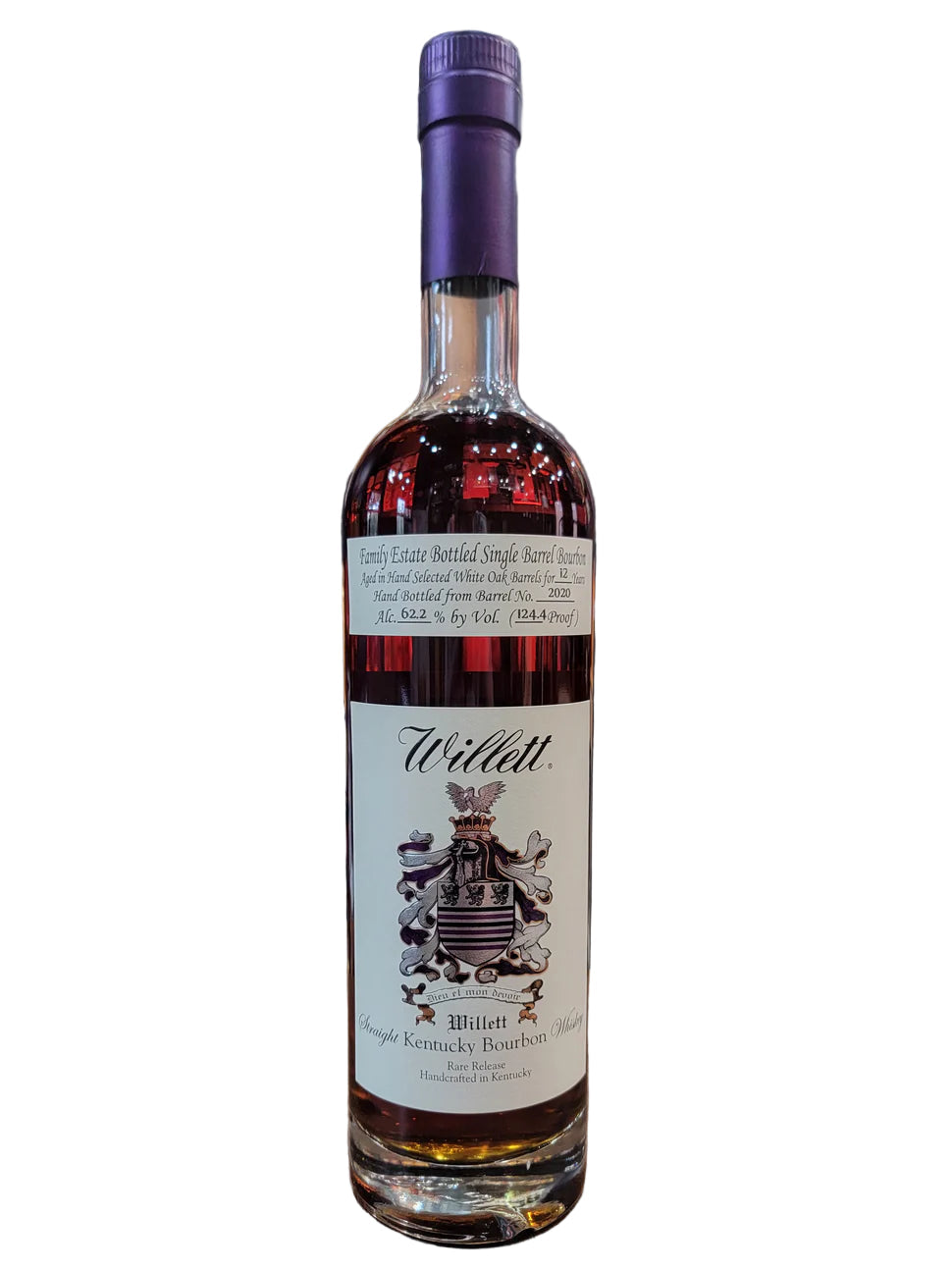 Willett Family Estate Bottled Single Barrel The Cobra 12 Year Old Kentucky Straight Bourbon Whiskey 750ml