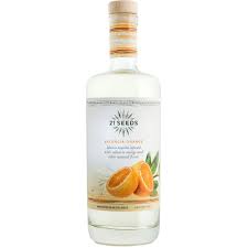 21 Seeds Valencia Orange Infused Blanco Tequila 750ml
