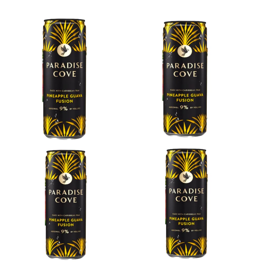Paradise Cove Pineapple Guava Fusion 12-Oz Can 4-Pack
