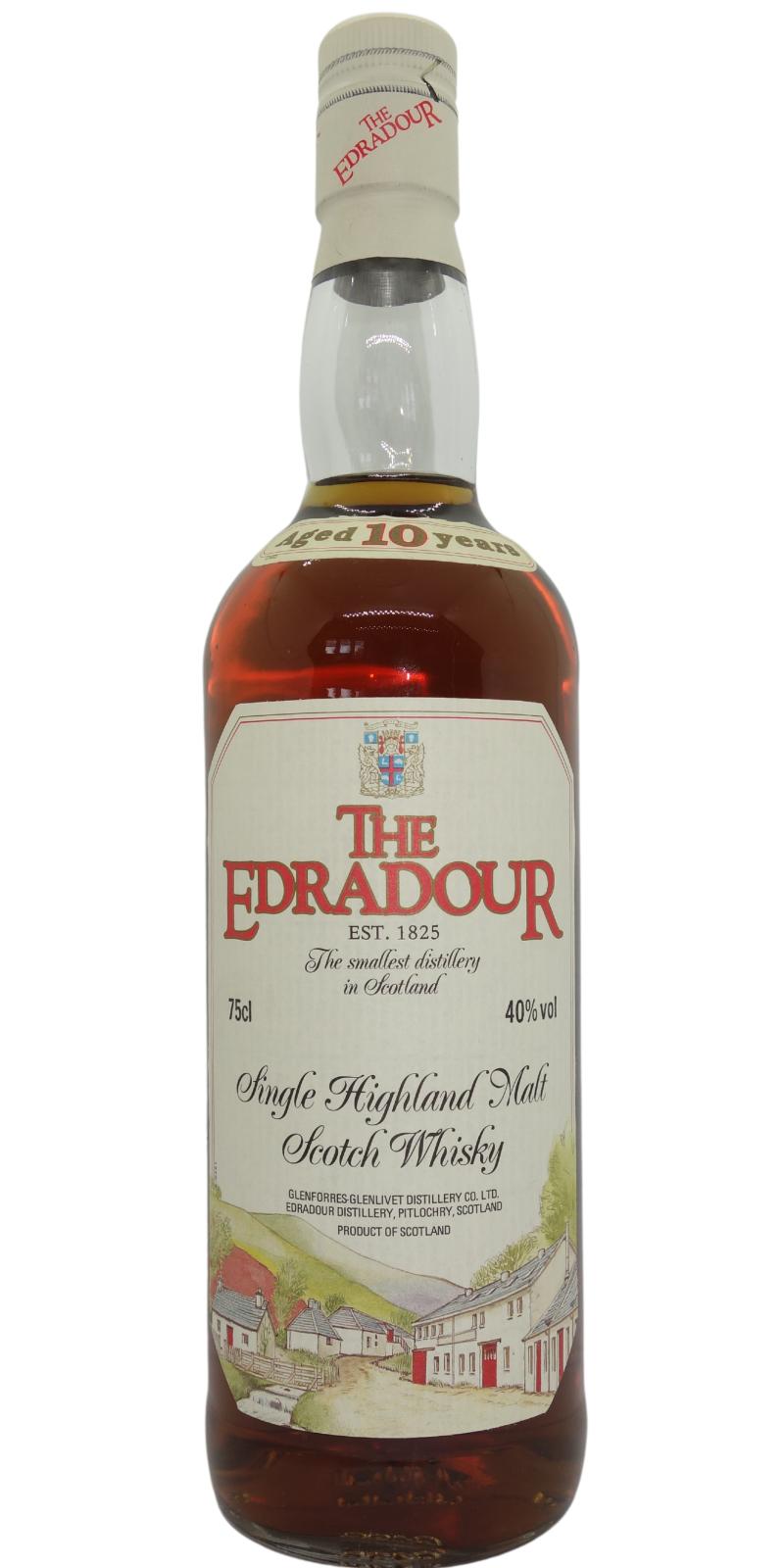 Edradour 10 Year Old Single Malt Scotch Whisky 750ml