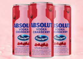 Absolut Ocean Spray Cranberry Vodka Cocktail 355ml Can