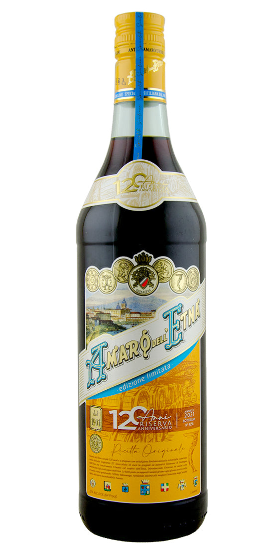 Agrosan Amaro Dell Etna Riserva 120th Anniversary Liqueur 1Lt Liquor Agrosan Amaro Dell Etna Riserva 120th Anniversary Liqueur 1Lt Liquor