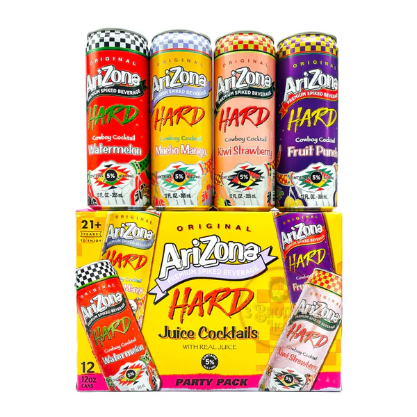 Arizona Hard Juice Cocktails Party Pack 12-Oz Can 12-Pack