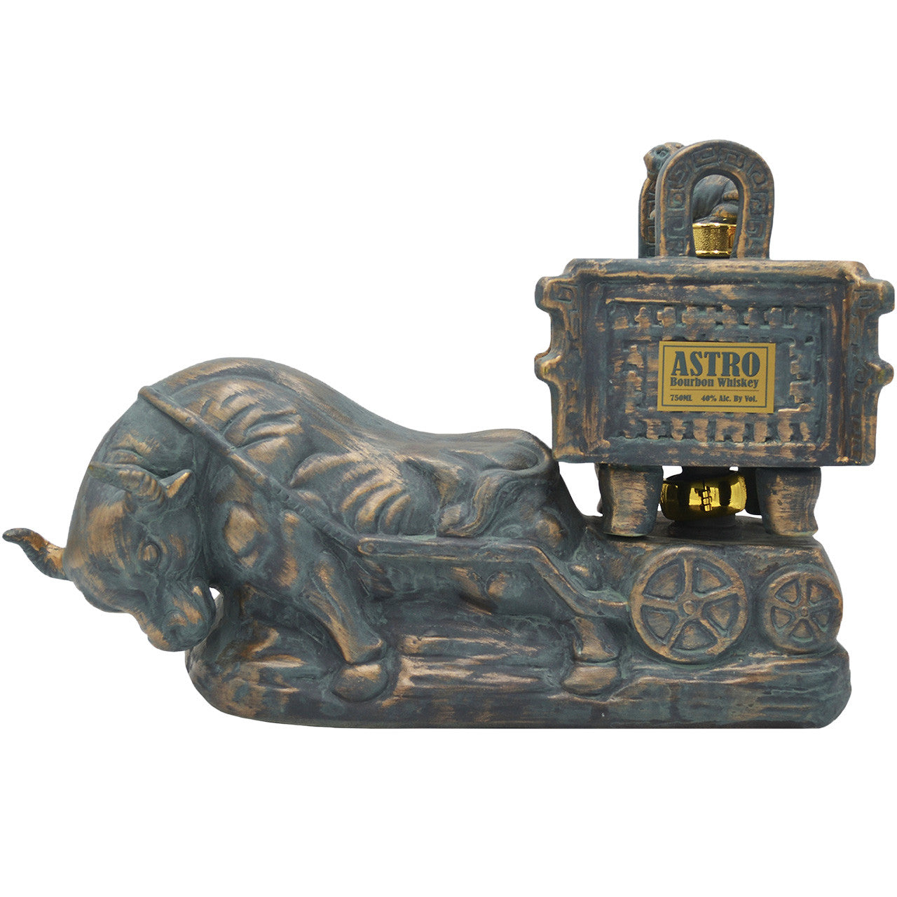 Astro Bull Ceramic Bourbon Whiskey 750ml