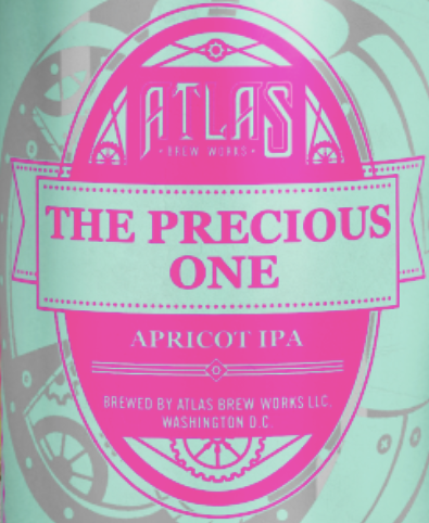 Atlas Brew Works The Precious One Apricot India Pale Ale Beer 12-Oz Bottle 6-Pack