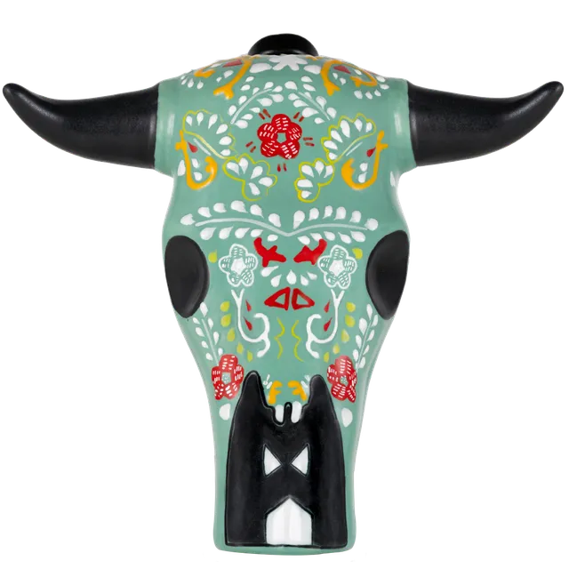 Los Azulejos Trophy Head Bull Horn Anejo Tequila 750ml – Liquor Los Azulejos Trophy Head Bull Horn Anejo Tequila 750ml – Liquor