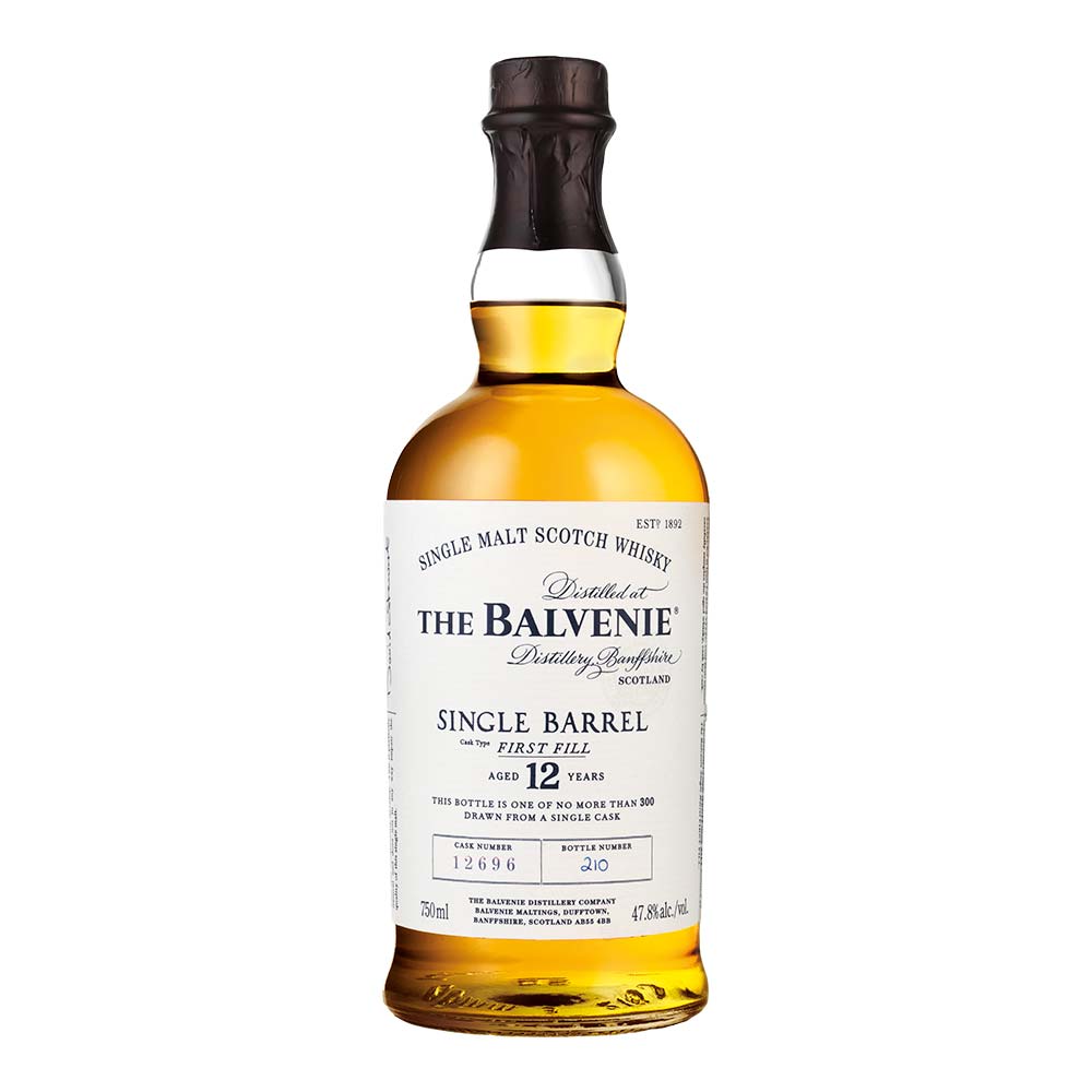 Balvenie Single Barrel First Fill 12 Year Old Single Malt Scotch Whisky 750ml
