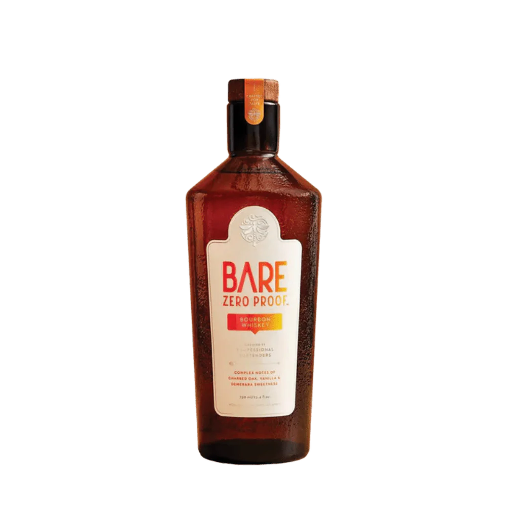 Bare Zero Proof Non Alcoholic Bourbon Whiskey 750ml