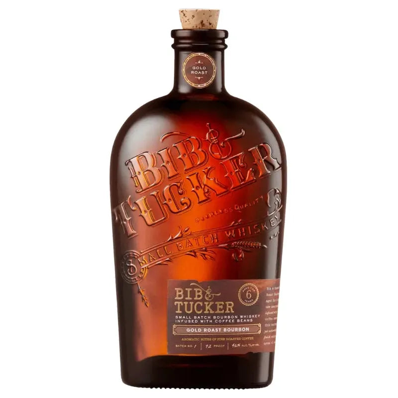 Bib & Tucker 6 Years Old Gold Roast Small Batch Infused With Coffee Beans Bourbon Whiskey 750ml