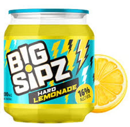 Big Sipz Hard Lemonade Can 200ml
