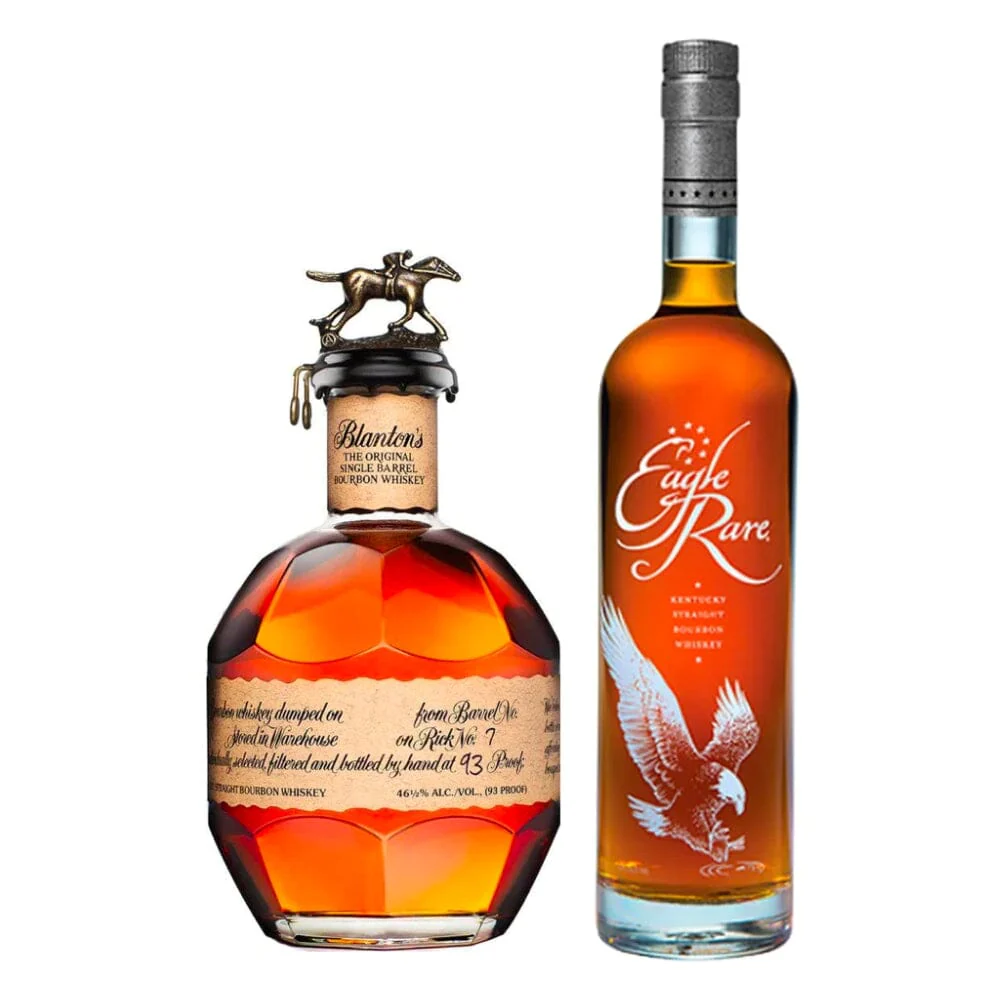 Blanton's and Eagle Rare Bourbon Bundle 750ml 2-Pack