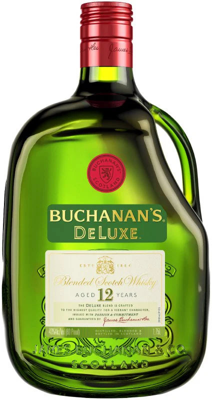 Buchanan's De Luxe 12 Year Old Blended Scotch Whisky 1.75Lt