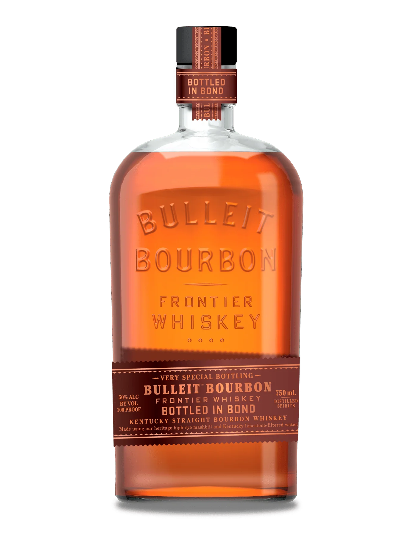 Bulleit Frontier Bottled In Bond Kentucky Straight Bourbon Whiskey 750ml