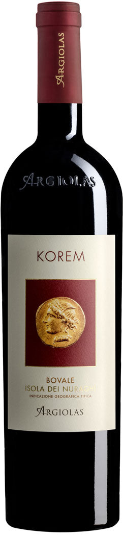Cantine Argiolas Korem Bovale Isola dei Nuraghi Rosso IGT 750ml
