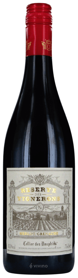 Cellier des Dauphins Reserve des Vignerons Merlot - Grenache 750ml
