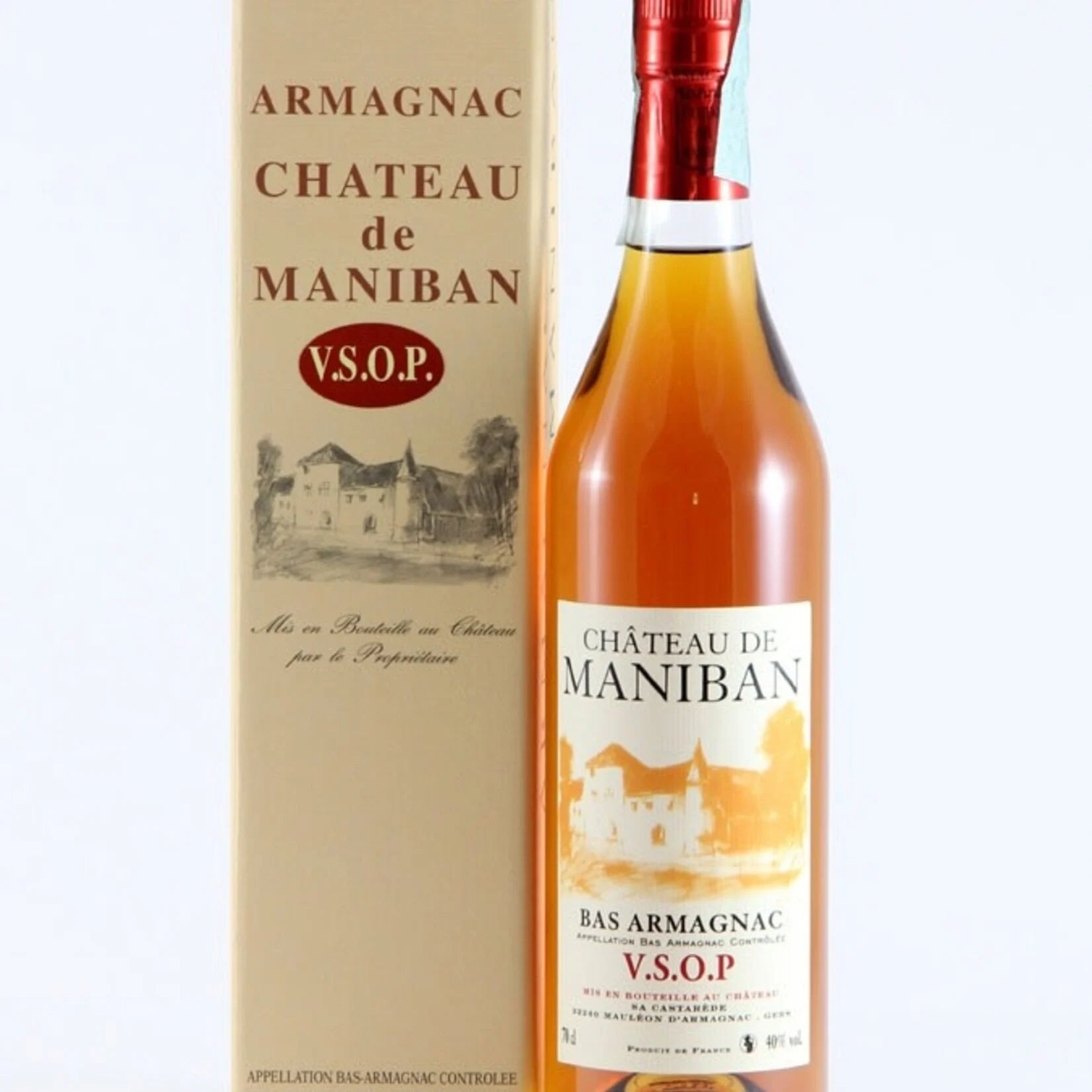Chateau ARMAGNAC MANIBAN／NAPOLEON・BAS DE CHATEAU de Манибан де Шато Арманьяк - купить л 0.7 VSOP Maniban ブランデー