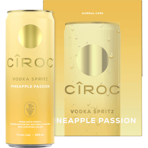 Ciroc Pineapple Passion Vodka Spritz 4-Pack