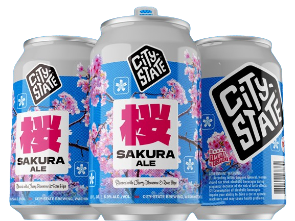 City State Brewing Sakura Ale Can 12-Pack