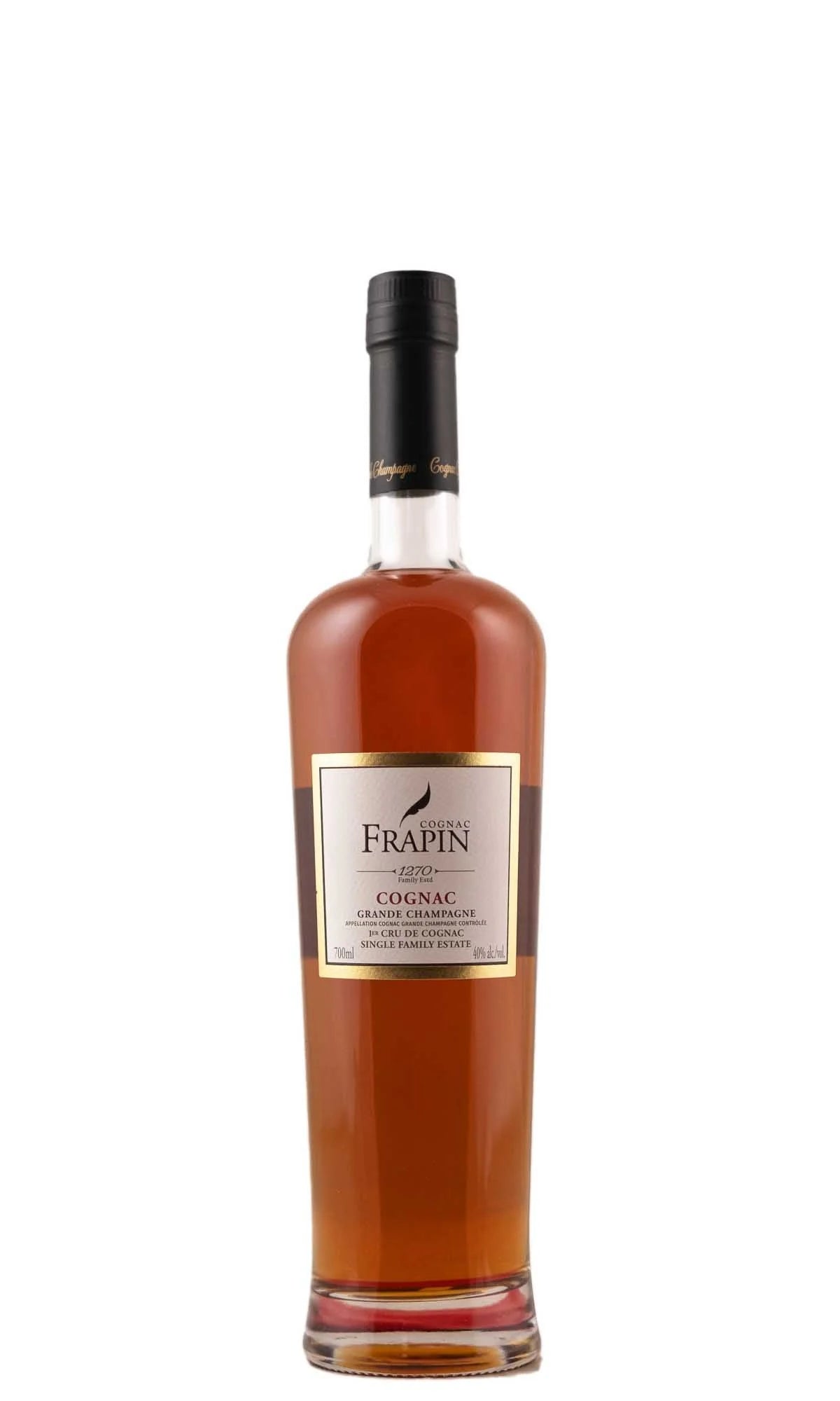 Cognac Frapin 1270 Grande Champagne 1er Cru Cognac 750ml