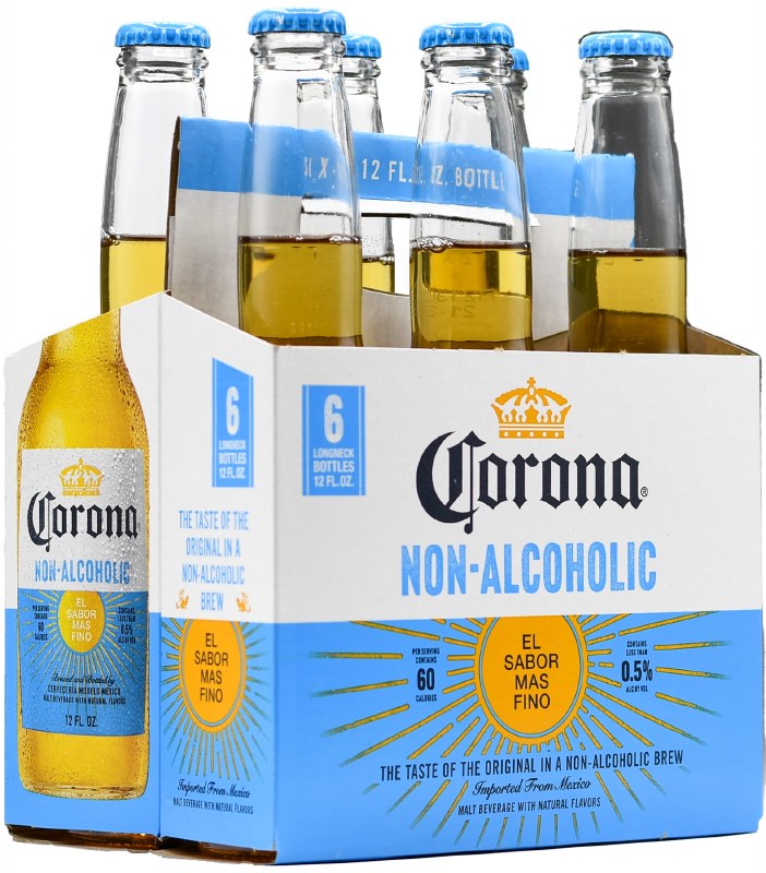 Corona Non-Alcoholic Beer 12-Oz Bottle 6-Pack