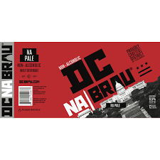 DC Brau Brewing NA Non Alcoholic Pale Ale Beer 12-Oz can 6-pack