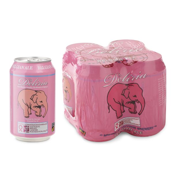 Delirium Deliria Belgian Blonde Ale Beer 11.2-Oz Can 4-Pack