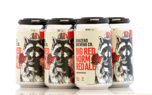 Denizens Brewing Big Red Norm Red Ale Beer 12-Oz Can 6-Pack