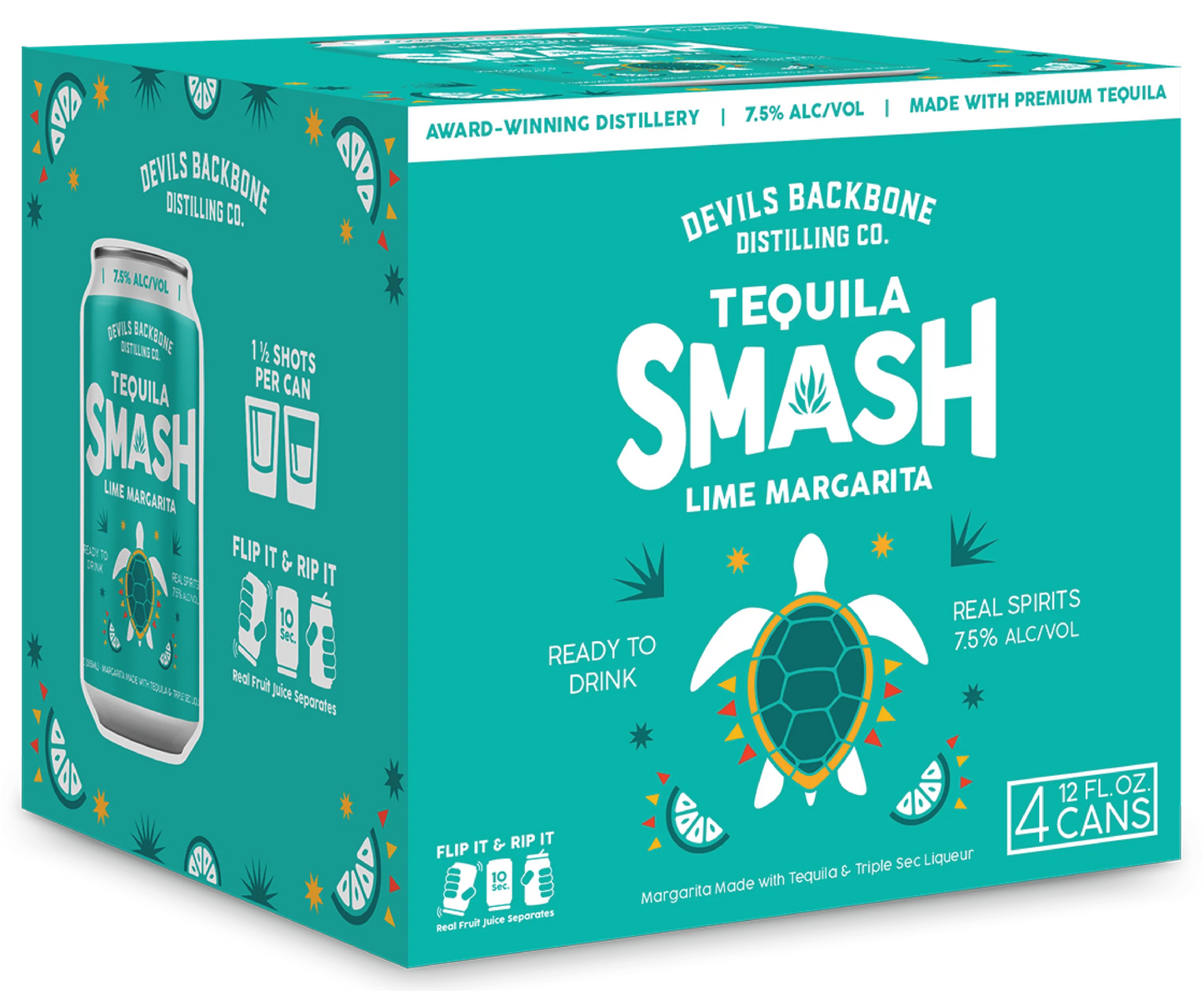 Devil's Backbone Brewing Tequila Smash Margarita 12-Oz Can 4-Pack