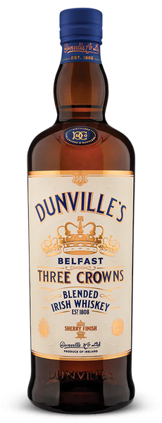 Dunville's Irish Whiskey Belfast Three Crowns Sherry Finish Blended Irish Whiskey 700ml