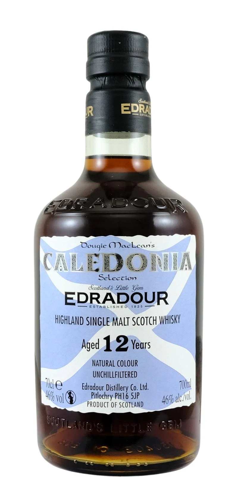 Edradour Caledonia Selection 12 Year Old Single Malt Scotch Whisky 700ml