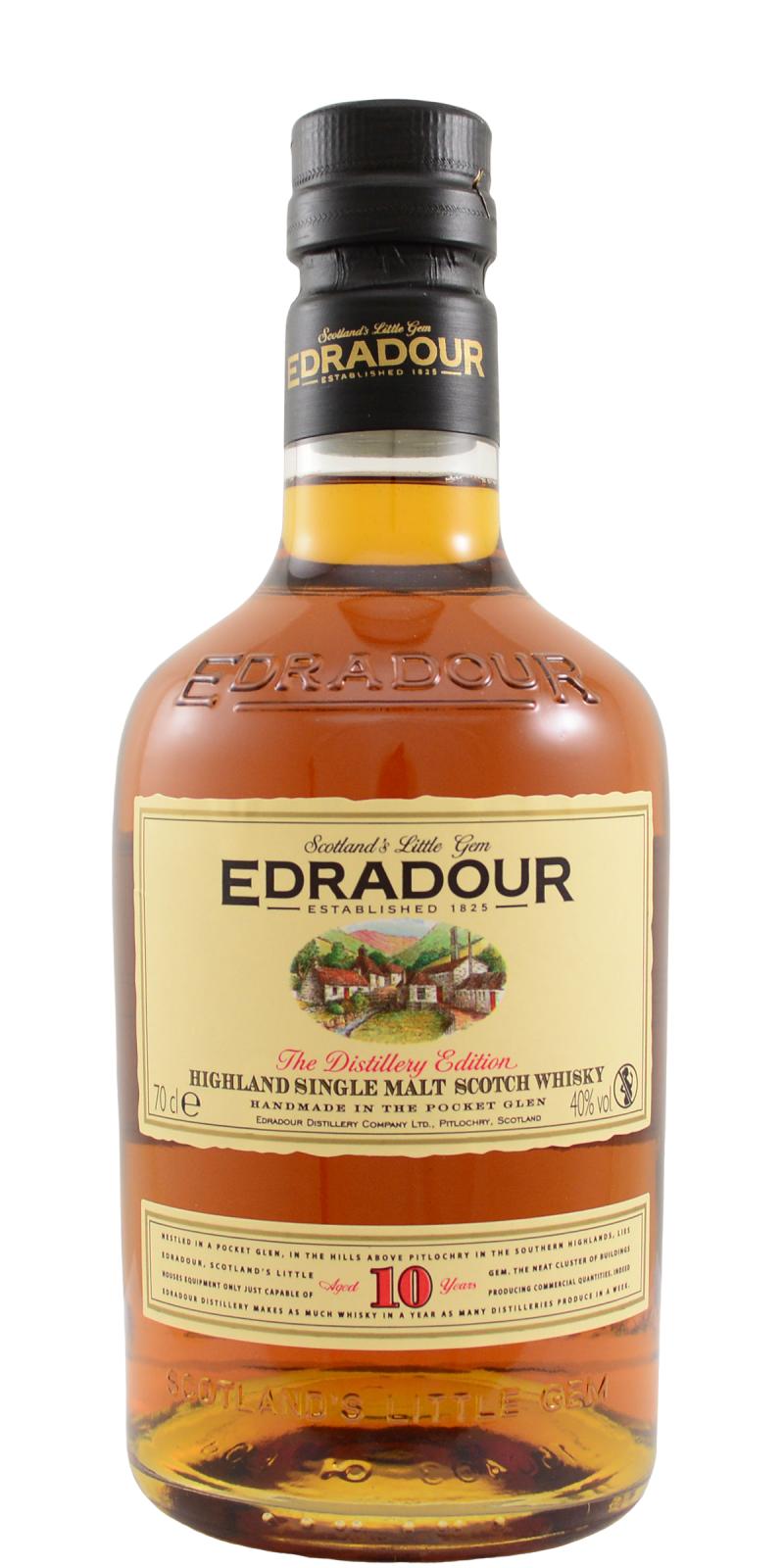 Edradour 10 Year Old Single Malt Scotch Whisky 700ml
