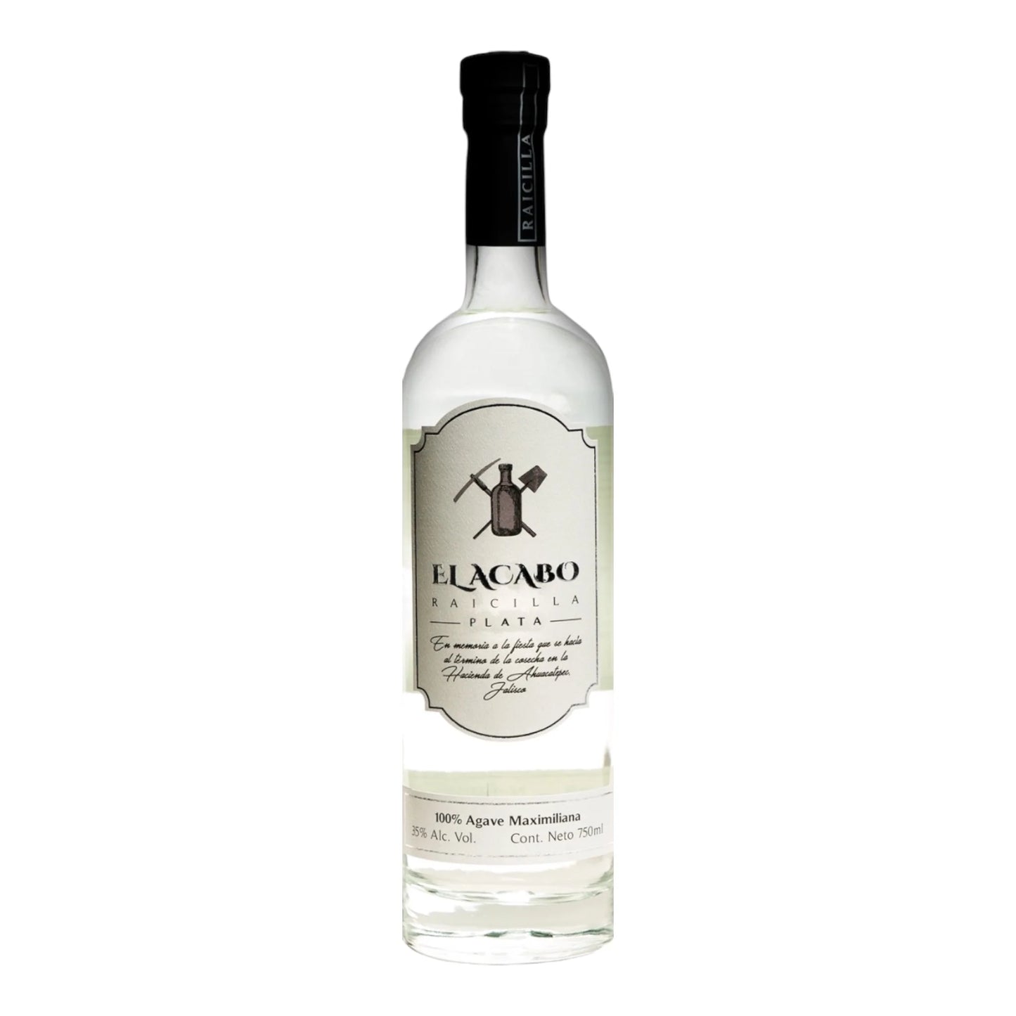 El Acabo Raicilla Plata Agave Spirit 750ml