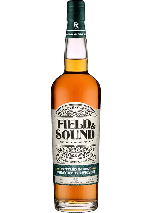 Field and Sound Small Batch Sweet Mash Bottled-in-Bond Straight Rye Whiskey 750ml
