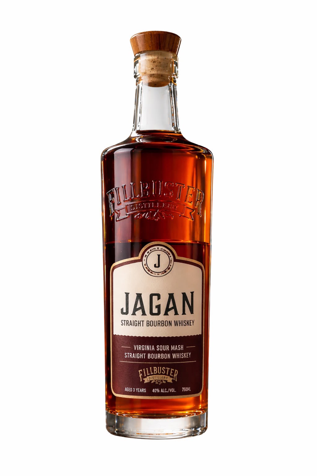 Filibuster Jagan 3 Year Old Virginia Sour Mash Straight Bourbon Whiskey 750ml