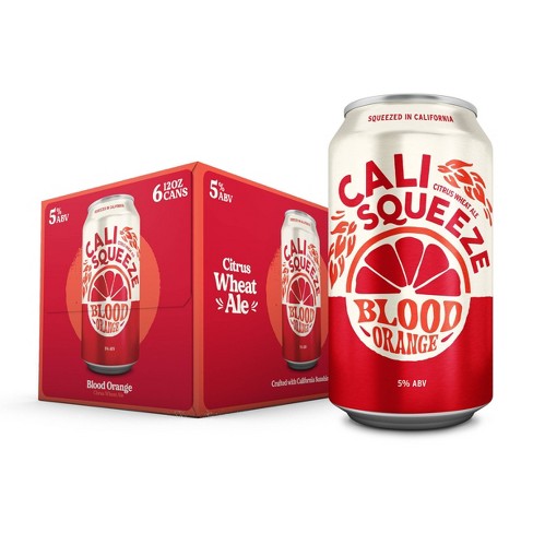 Firestone Walker Slo Brew Cali Squeeze Blood Orange Hefeweizen Can 6-Pack