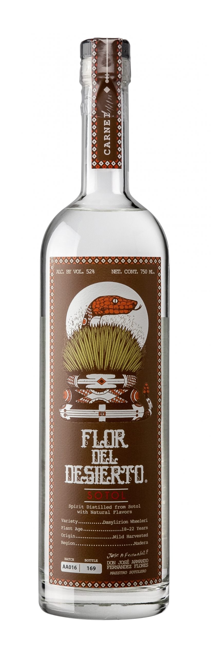 Flor del Desierto Carnei Sotol 750ml