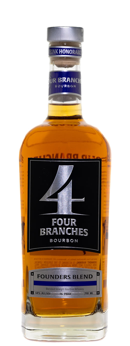 Four Branches Founder's Blend Straight Bourbon Whiskey 750ml